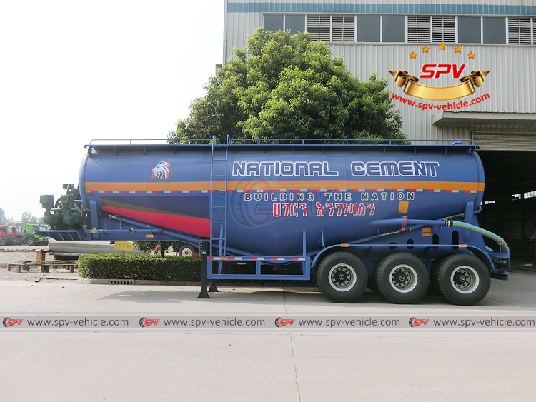 Bulk Cement Tank Semi-trailer - LS Bulk Cement Tank Semi-trailer - LS